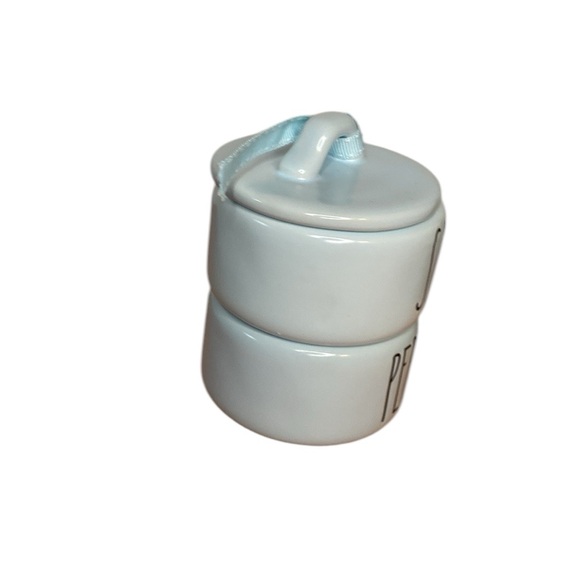 Rae Dunn Stacker Salt & Pepper Stacker Pastel Baby Blue - Picture 9 of 11